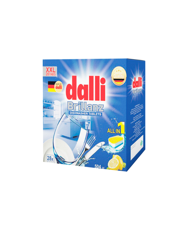 قرص ماشین ظرفشوئی ۲۸ عددی dalli آلمان
