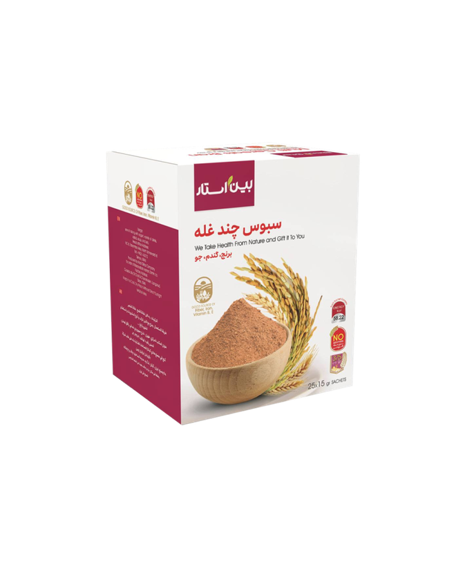 سبوس چند غله برنج جو گندم کاملا اصل و خالص