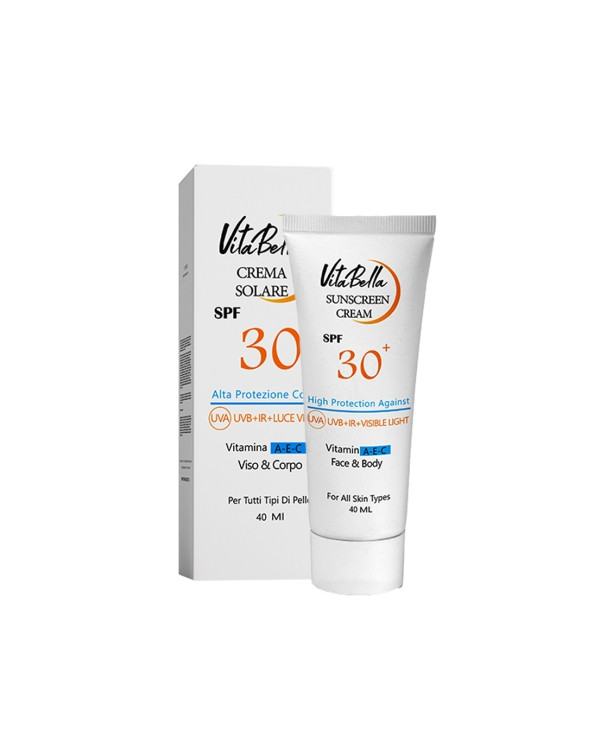 کرم ضد آفتاب spf۳۰ بیوممتیک بی رنگ حجم ۴۰ میل ضد تعریق ضد آب